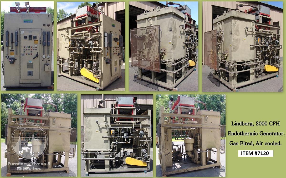 Used 3000 CFH Lindberg Endothermic Gas Generator