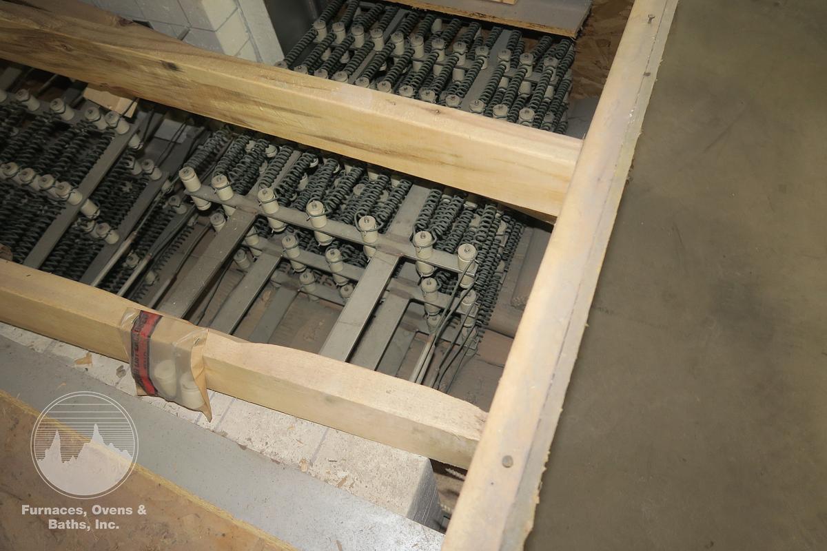 Used 38" Diameter x 48" Deep Lindberg 12-EC-3848-12 Pit Cyclone Pit Furnace, 1250°F, Electric