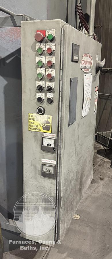 Used Goff 36 x 72 Spinner Hanger Shot Blast Machine