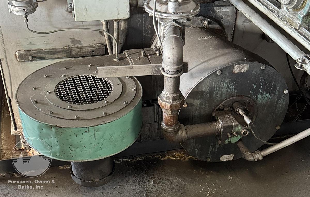 Used 36"W x 24" High, 3-Stage Continental Equipment Belt Washer, Gas Fired, Stainless Steel