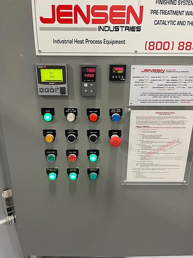 Used 98"W x 80"H x 96"L, Jensen Industries, 500-F, Gas Fired, Solvent Rated