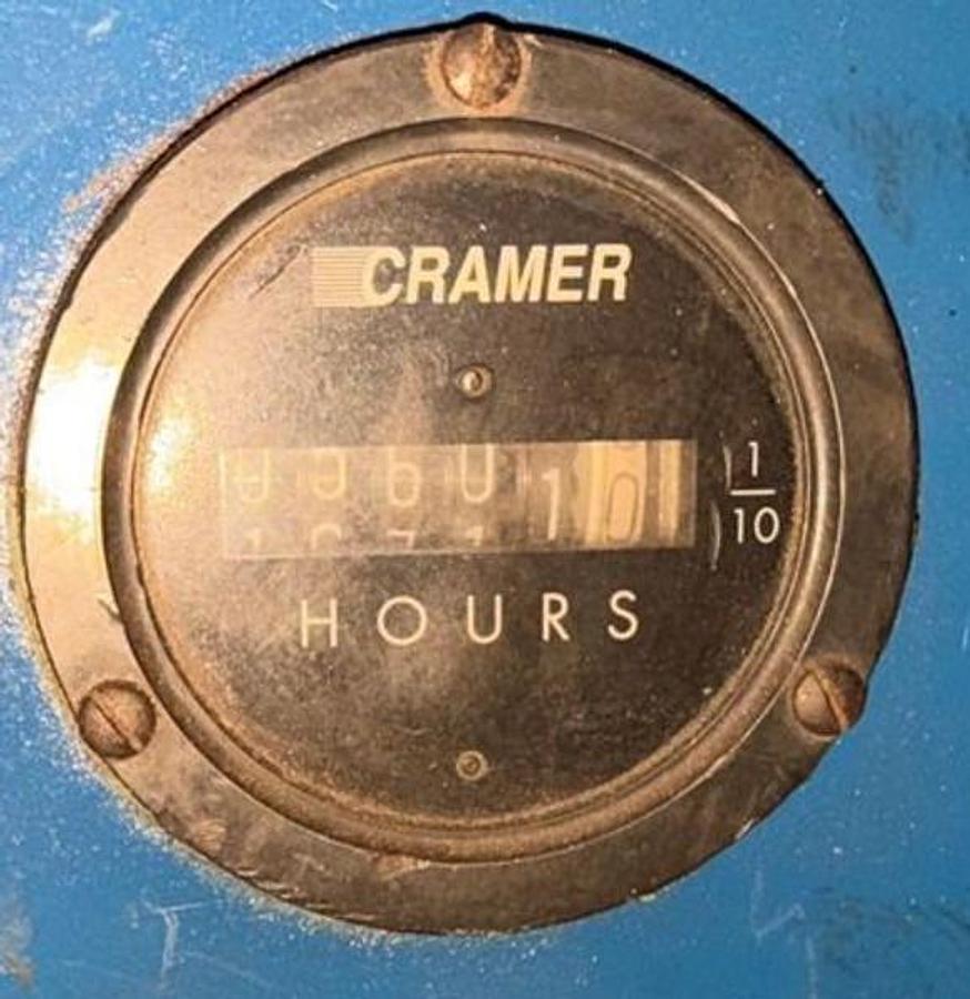 Used Goff Rubber Belt Tumblast 3 Cubic Feet w/Dust Collector