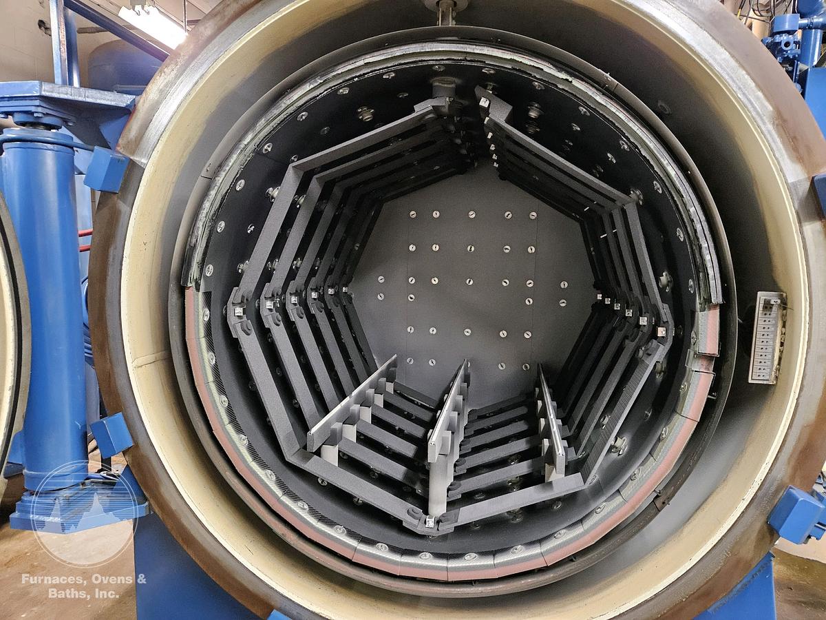 Used Abar Ipsen HR50x48-2 Vacuum Furnace, 2400-F, 2 Bar, Diffusion Pump