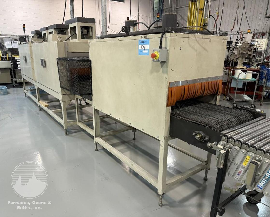 Used 24"W x 9" High x 15' Long, Wisconsin Belt Conveyor Oven, Electric, 850-F