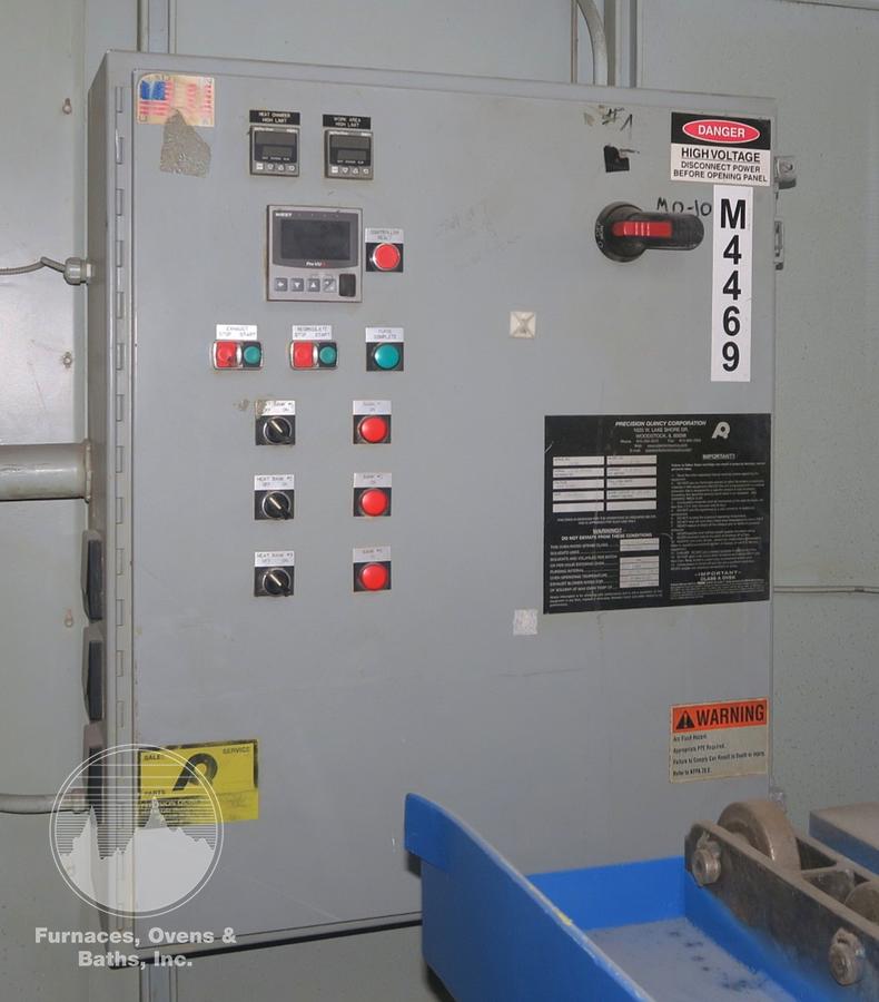 Used 52"W x 75"H x 60"L, Precision Quincy, Electric Walk-In Oven, 1000°F, Solvent Rated Stainless Steel Interior, Class A