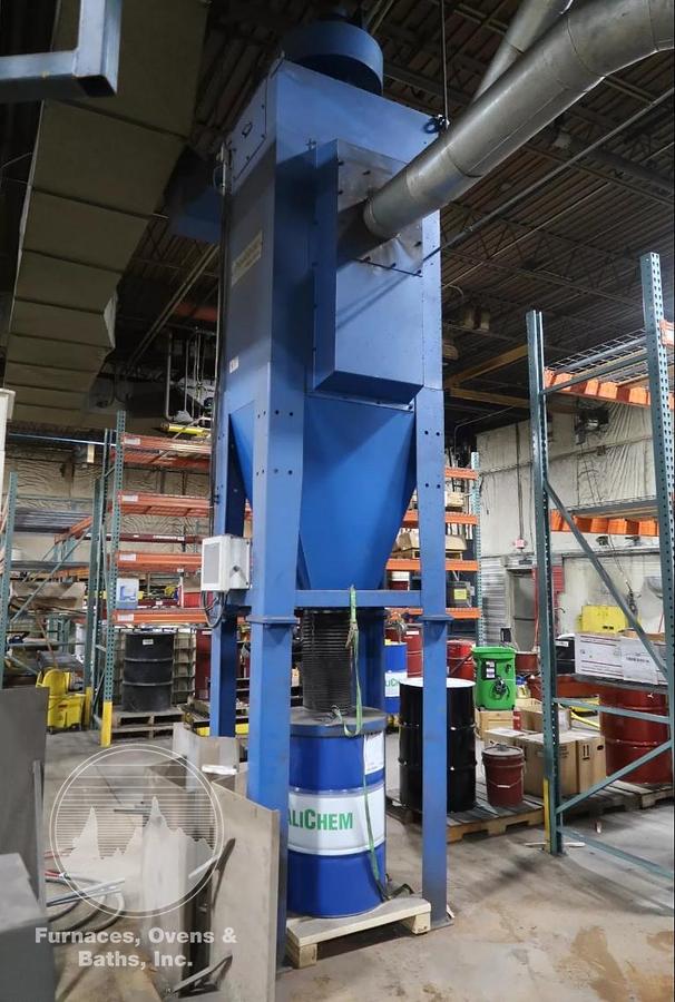 Used Wheelabrator 48” Diamter Table Shot Blast w/Dust Collector