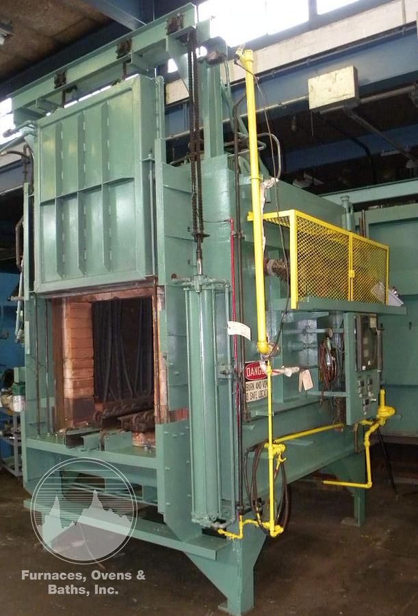 Used Surface Combustion Atmosphere Box Furnace, 30"W x 30"H x 48"L, Pro Electric, 1750°F