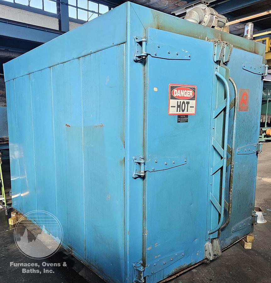 Used 60"W x 72"H x 96"L, Precision Quincy Class A Gas Fired Walk-In Oven, 850°F, Solvent Rated