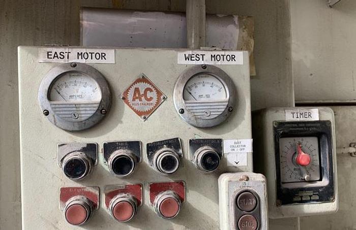 Used Pangborn 8LK 96" Diameter Table Blast w/Dust Collector