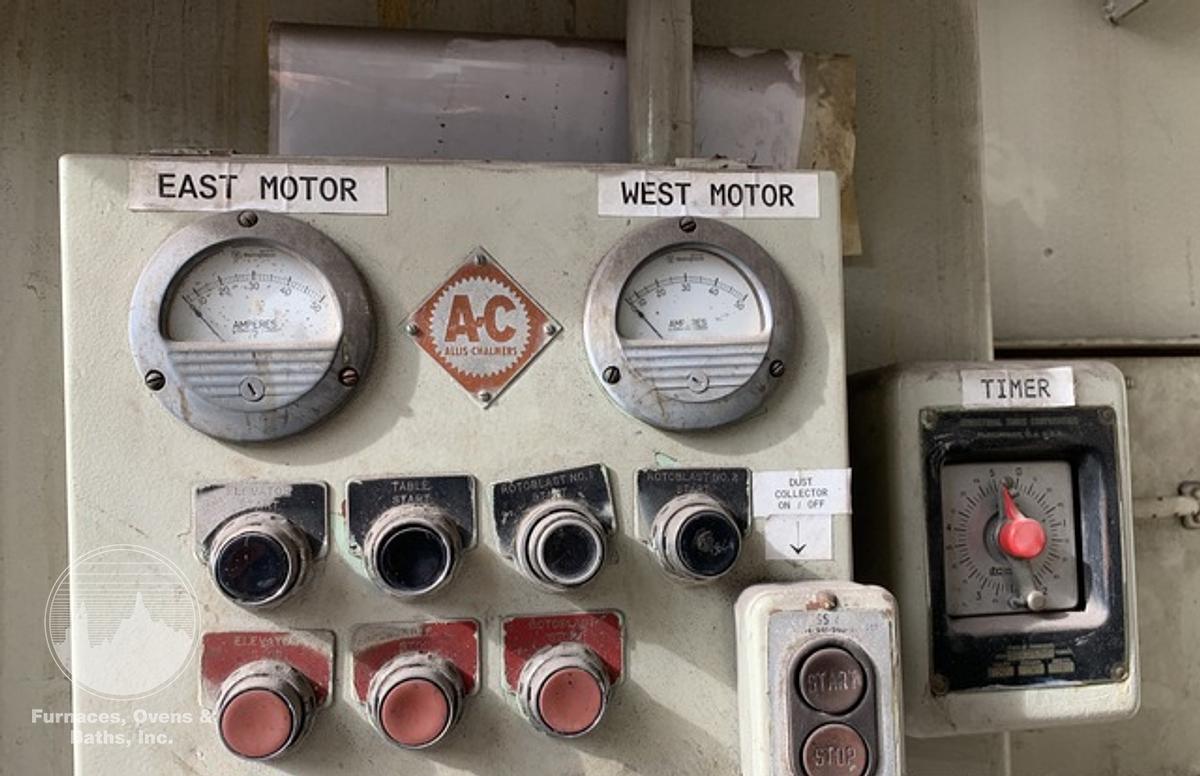 Used Pangborn 8LK 96" Diameter Table Blast w/Dust Collector