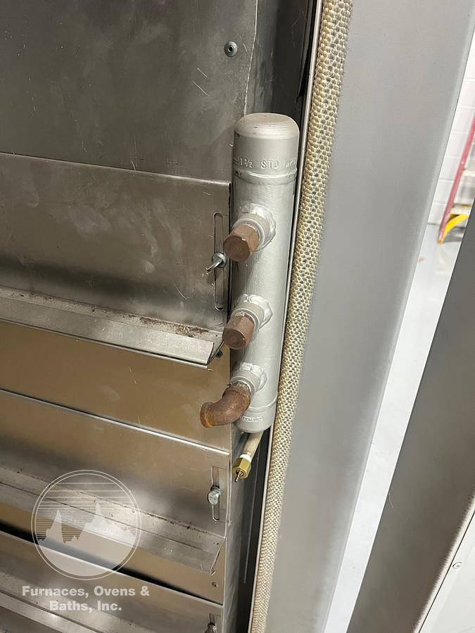 Used 98"W x 80"H x 96"L, Jensen Industries, 500-F, Gas Fired, Solvent Rated