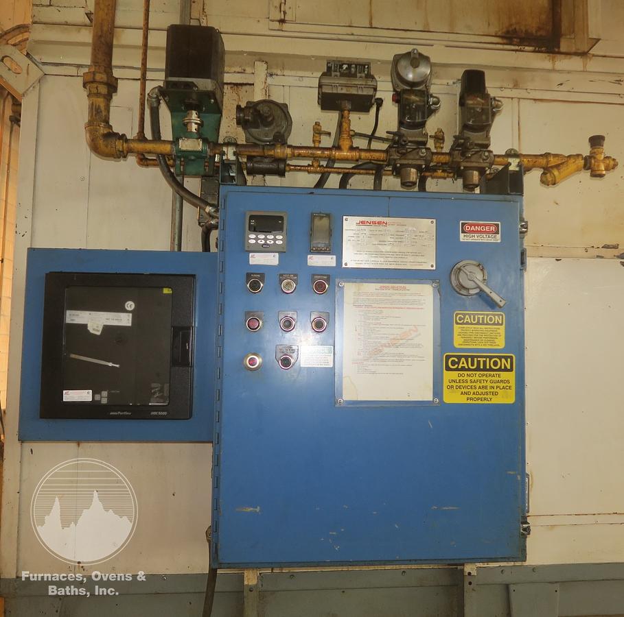 Used Jensen Industries Conveyor Oven, 18"W x 23"H x 12'L, Gas Fired, 550°F
