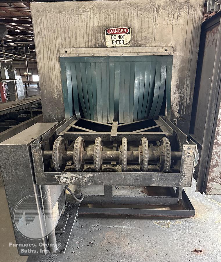 Used 36"W x 24" High, 3-Stage Continental Equipment Belt Washer, Gas Fired, Stainless Steel