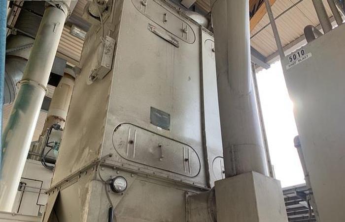 Used Pangborn 8LK 96" Diameter Table Blast w/Dust Collector