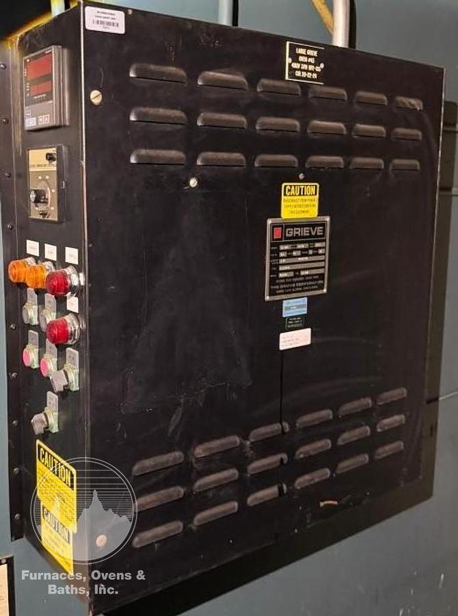 Used 54"W x 72"H x 72"L, Grieve B2-500 Electric Walk-In Oven, 500°F, Solvent Rated (200°F)