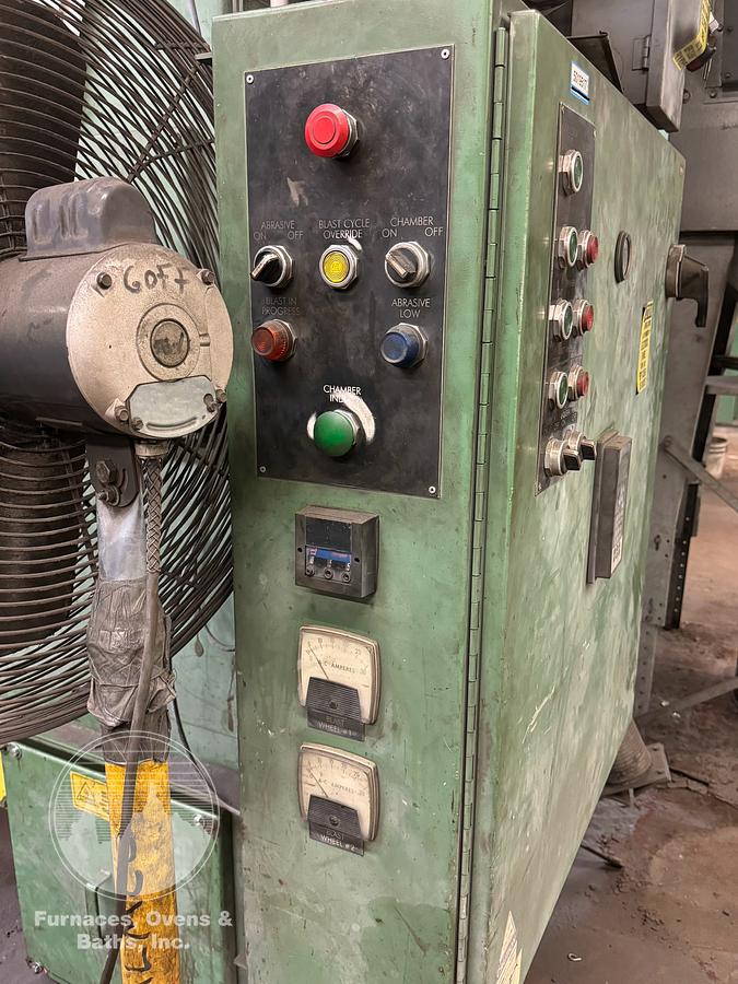 Used Goff 36 x 72 Spinner Hanger Shot Blast Machine