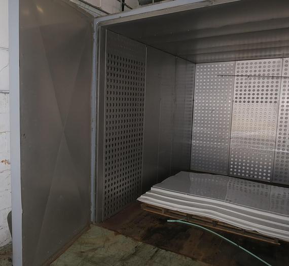 Used 96"W x 96"H x 144"L, JPW, 500°F, Gas Fired