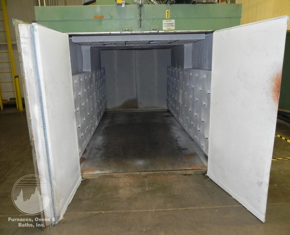 Used 72"W x 72"H x 168"L (14'), Wisconsin Walk-In Oven SWT-6146-E, 600°F, Electric, Powered Exhaust