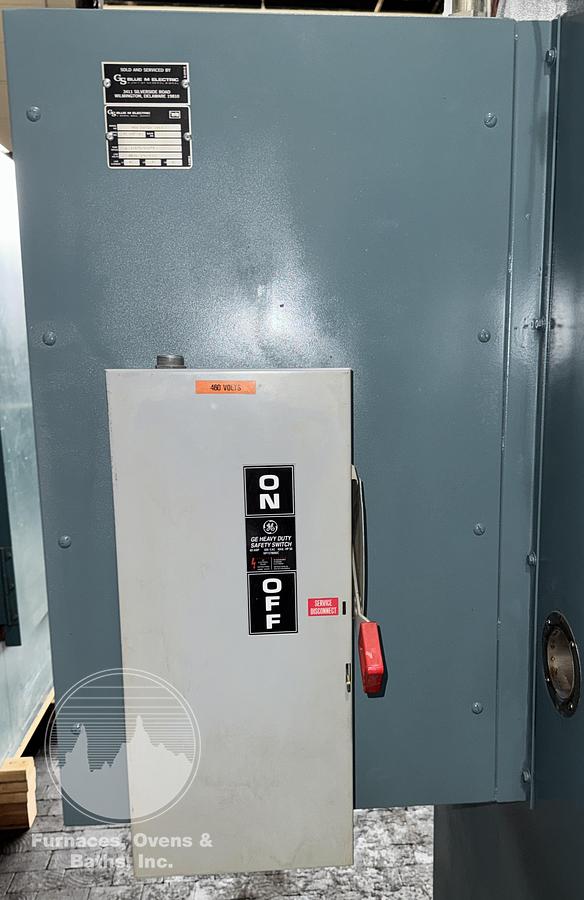 Used 48"W x 72"H x 48"L, Blue M 966 Batch/Truck Oven, 600°F, Stainless Interior