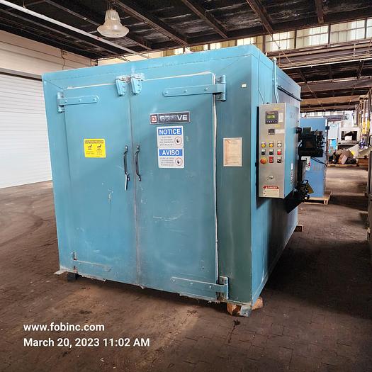 Used 60"W x 72"H x 72"L Grieve WRH 566-800 Gas Fired Walk-In Oven, 800°F