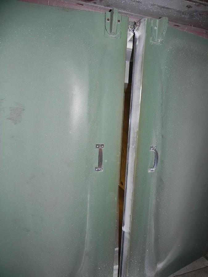 Used 72"W x 72"H x 132"L (11'), Wisconsin Walk-In Oven SWT-6116-E, 600°F, Electric, Powered Exhaust