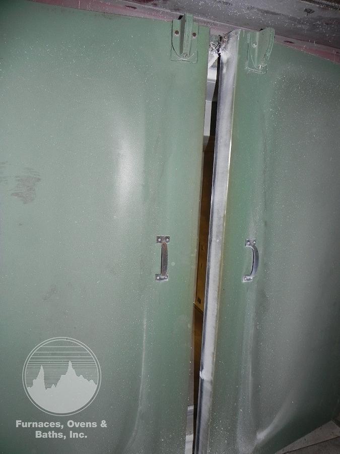 Used 72"W x 72"H x 132"L (11'), Wisconsin Walk-In Oven SWT-6116-E, 600°F, Electric, Powered Exhaust