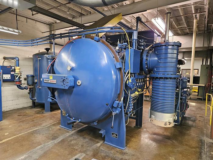 Used Abar Ipsen HR50x48-2 Vacuum Furnace, 2400-F, 2 Bar, Diffusion Pump