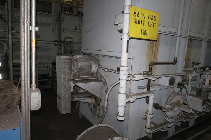 Used Surface Combustion Box Temper 36"W x 36"H x 72"L, Gas Fired, 1400°F