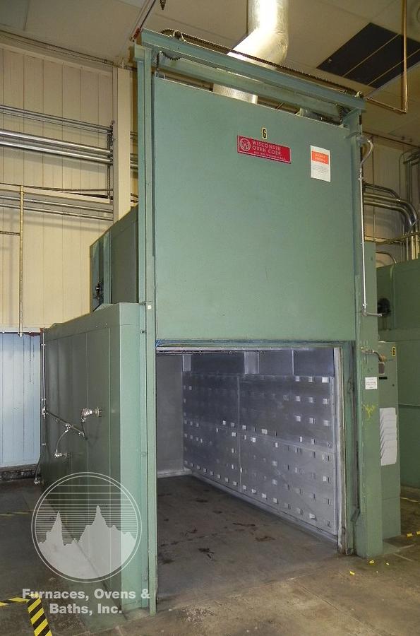 Used 72"W x 72"H x 132"L (11'), Wisconsin Walk-In Oven SWT-6116-E, 600°F, Electric, Powered Exhaust