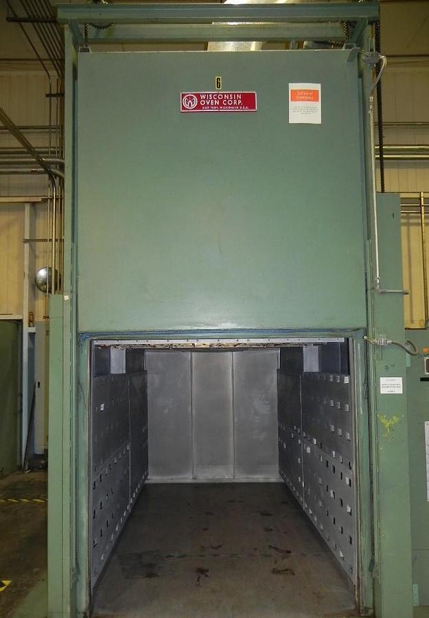 Used 72"W x 72"H x 132"L (11'), Wisconsin Walk-In Oven SWT-6116-E, 600°F, Electric, Powered Exhaust