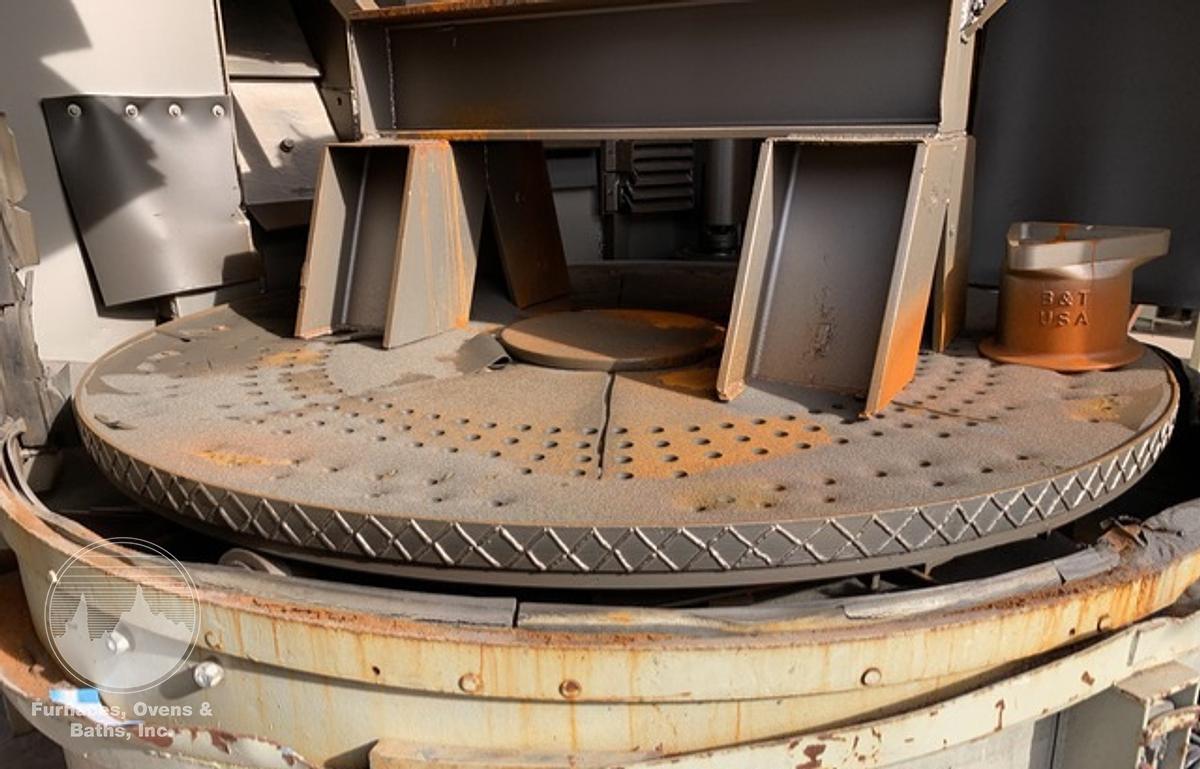 Used Pangborn 8LK 96" Diameter Table Blast w/Dust Collector