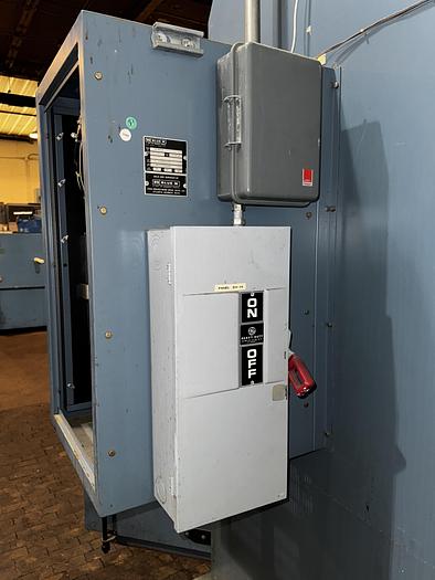 Used 48"W x 72"H x 48"L, Blue M DC-966 Cabinet Oven, 600°F, Stainless Interior