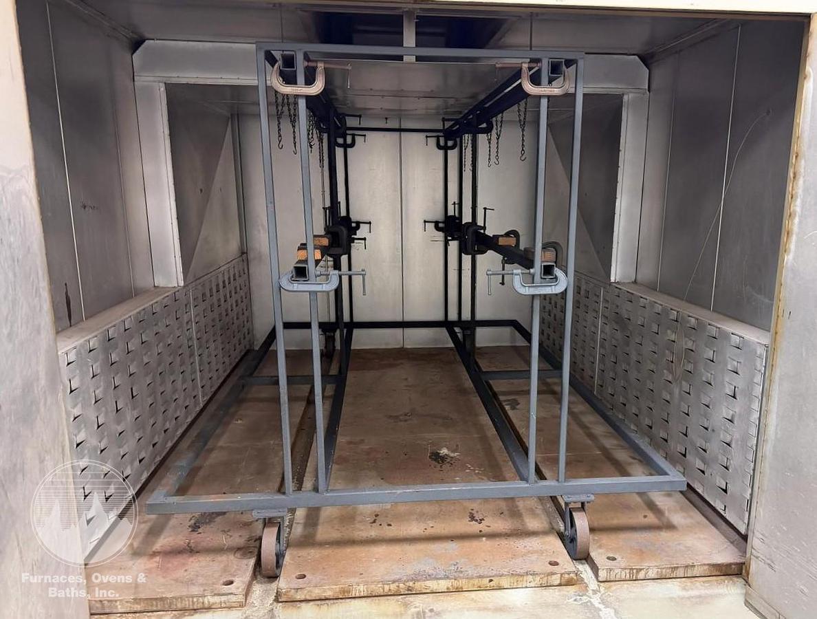 Used 96"W x 78"H x 168"(14')L, Wisconsin/Applied Heat Walk-In Oven, 500°F, Gas Fired