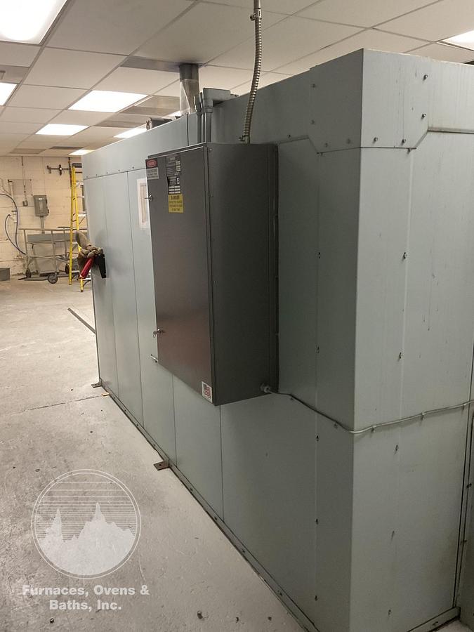 Used 60"W x 72"H x 96"L, Precision Quincy, Gas Fired Walk-In Oven, 500°F, Solvent Rated , Class A