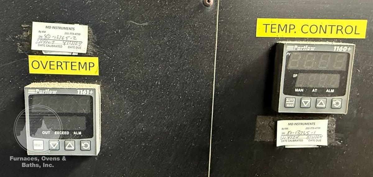 Used 38"W x 63"H x 38"L, Despatch Industries PWD2-52-1E, 650-F, Electric, Solvent Rated Walk-In Oven