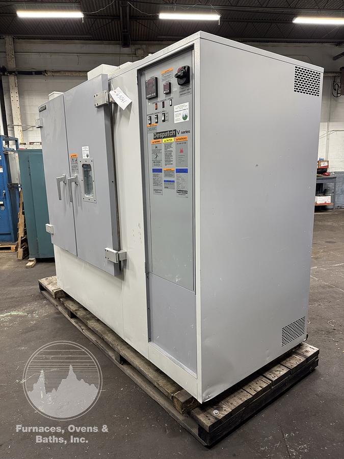 Used 48"W x 42"H x 30”L, Despatch Industries VRE2-35-1G Cabinet Oven, 850-F, Gas Fired, Class A