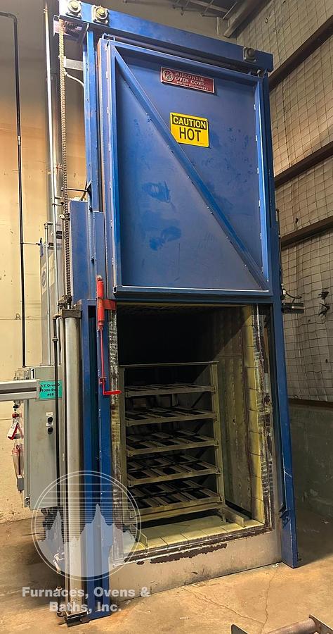 Used 48"W x 72"H x 48"L, Wisconsin Oven SDB-8128-12G, Gas Fired, 1250°F