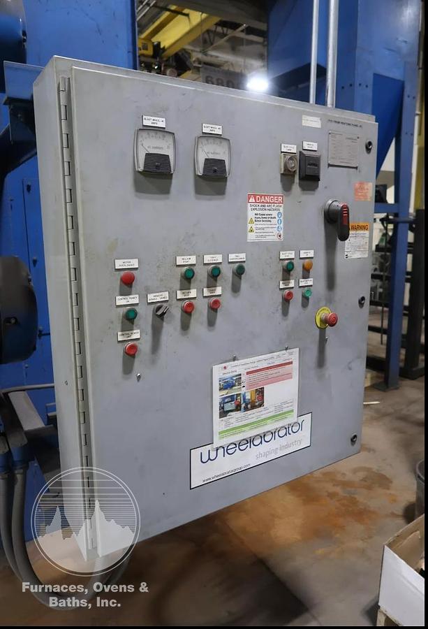 Used Wheelabrator 48” Diamter Table Shot Blast w/Dust Collector