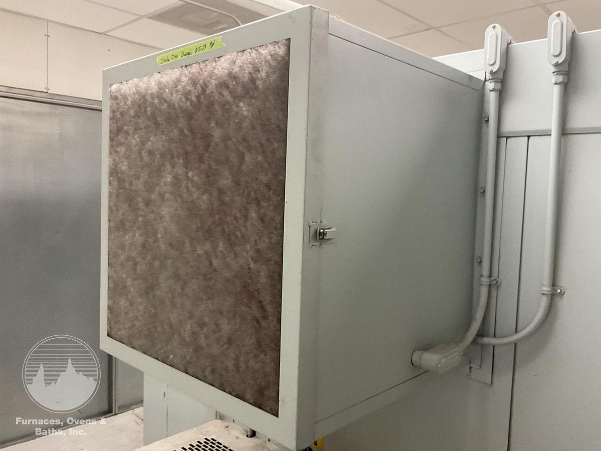 Used 60"W x 72"H x 96"L, Precision Quincy, Gas Fired Walk-In Oven, 500°F, Solvent Rated , Class A