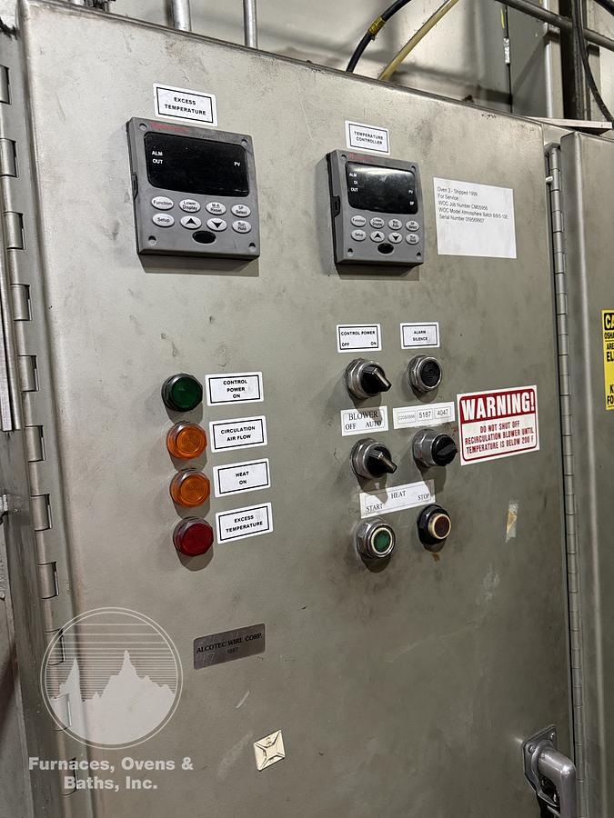 Used 96"W x 60"H x 96"L, Wisconsin Oven Corp Walk-In Oven, Electric, 1050°F