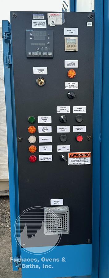 Used 60"W x 84"H x 60"L, Wisconsin Oven, Class A, 300°F w/Solvents, 500°F w/o Solvents