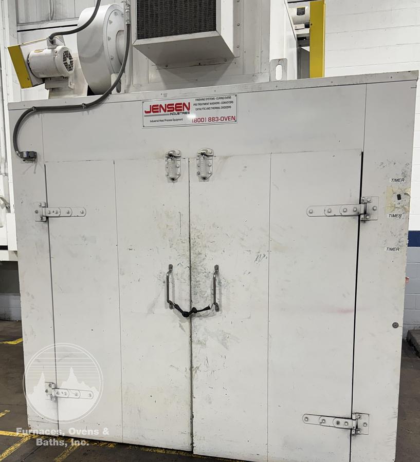 Used 80"W x 76"H x 90"L, Jensen Industries, 500-F, (300-F w/Solvents), Electric, Solvent Rated