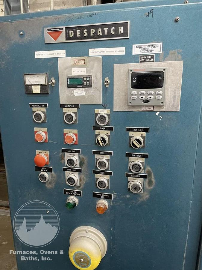 Used Despatch Industries Dropbottom Quick Quench Furnace