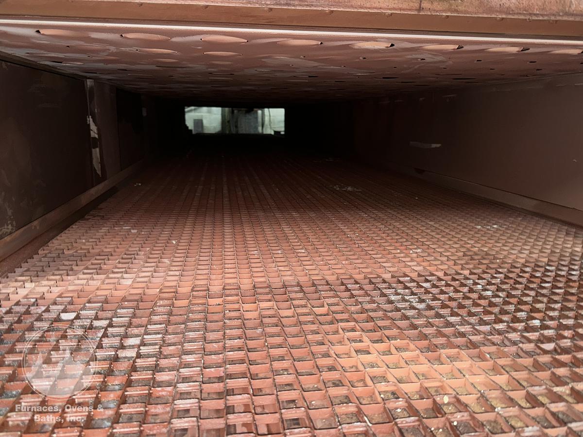 Used Grieve Conveyor Oven, 48”W (50” wide opening) x 15"H x 21’ Long, Gas, 650-F