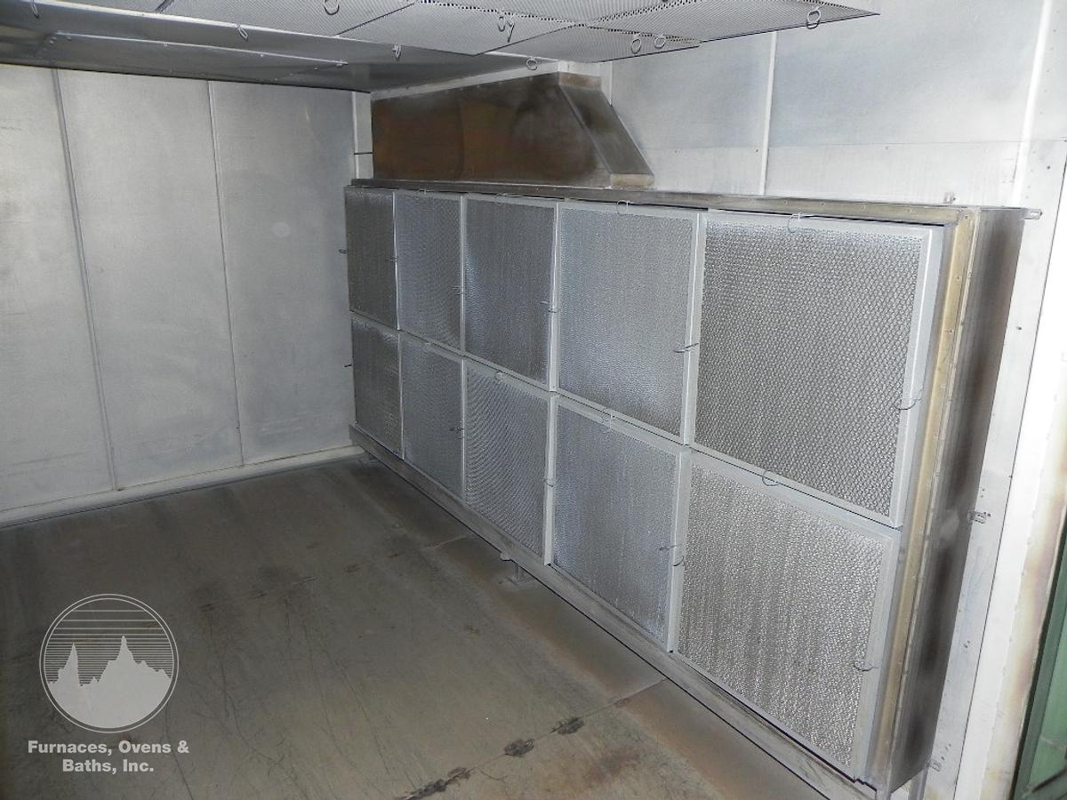 Used 72"W x 72"H x 132"L (11'), Wisconsin Walk-In Oven SWT-6116-E, 600°F, Electric, Powered Exhaust
