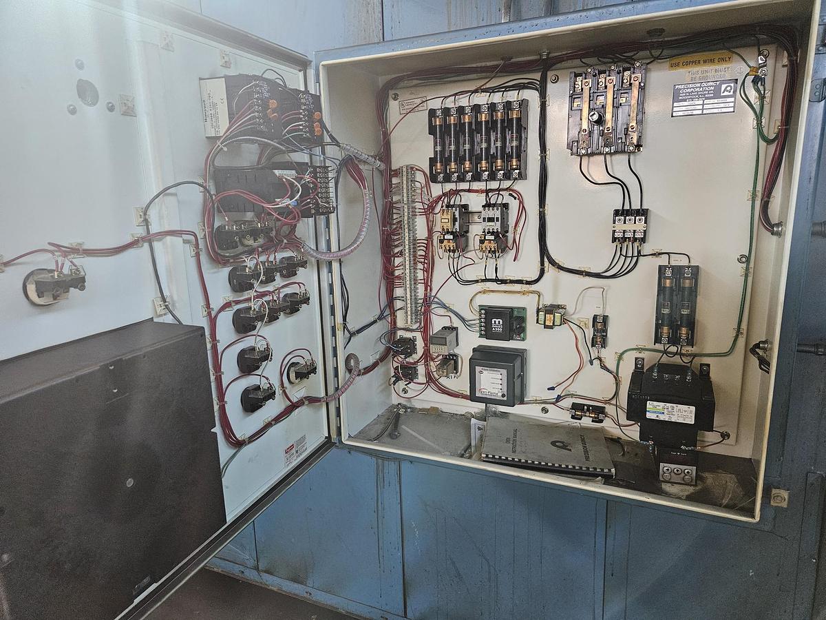 Used 60"W x 72"H x 96"L, Precision Quincy Class A Gas Fired Walk-In Oven, 850°F, Solvent Rated