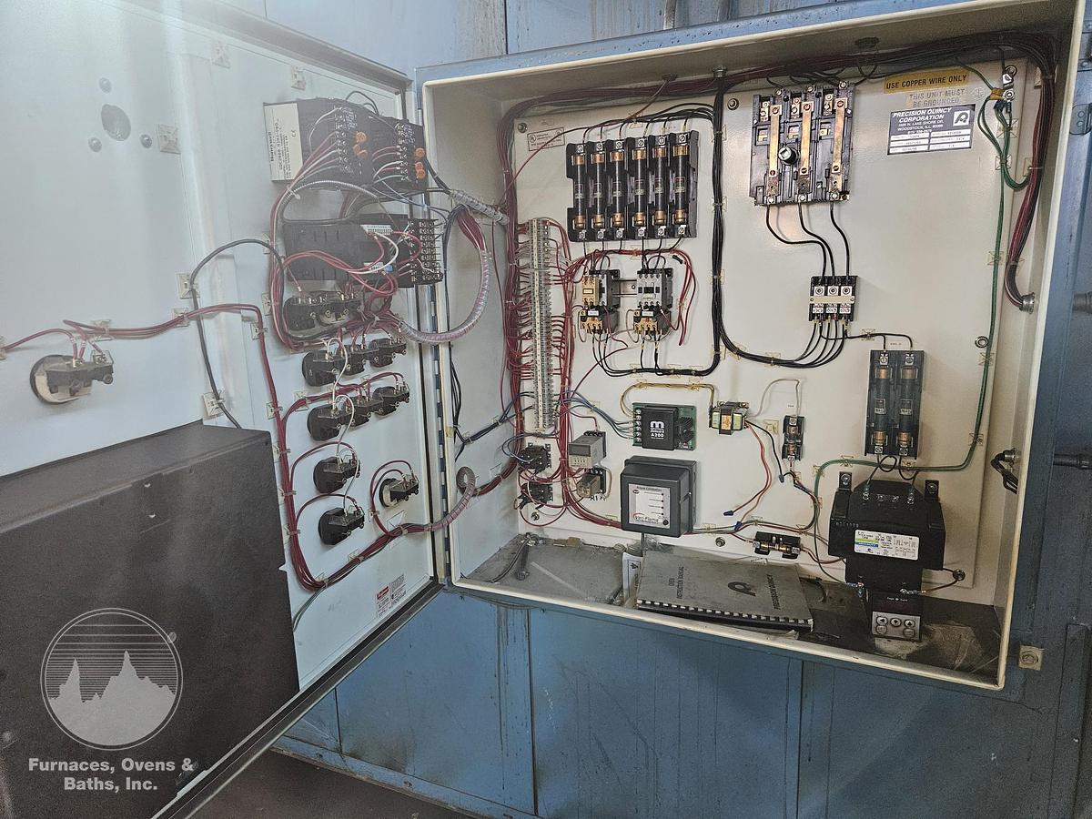 Used 60"W x 72"H x 96"L, Precision Quincy Class A Gas Fired Walk-In Oven, 850°F, Solvent Rated