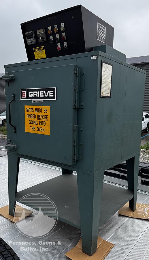 Used 24"W x 24"H x 24"Dp, Grieve AA-500 Solvent Rated Cabinet Oven, 500-F