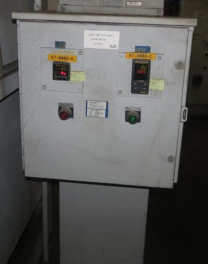 Used Surface Combustion Box Temper 36"W x 36"H x 72"L, Gas Fired, 1400°F