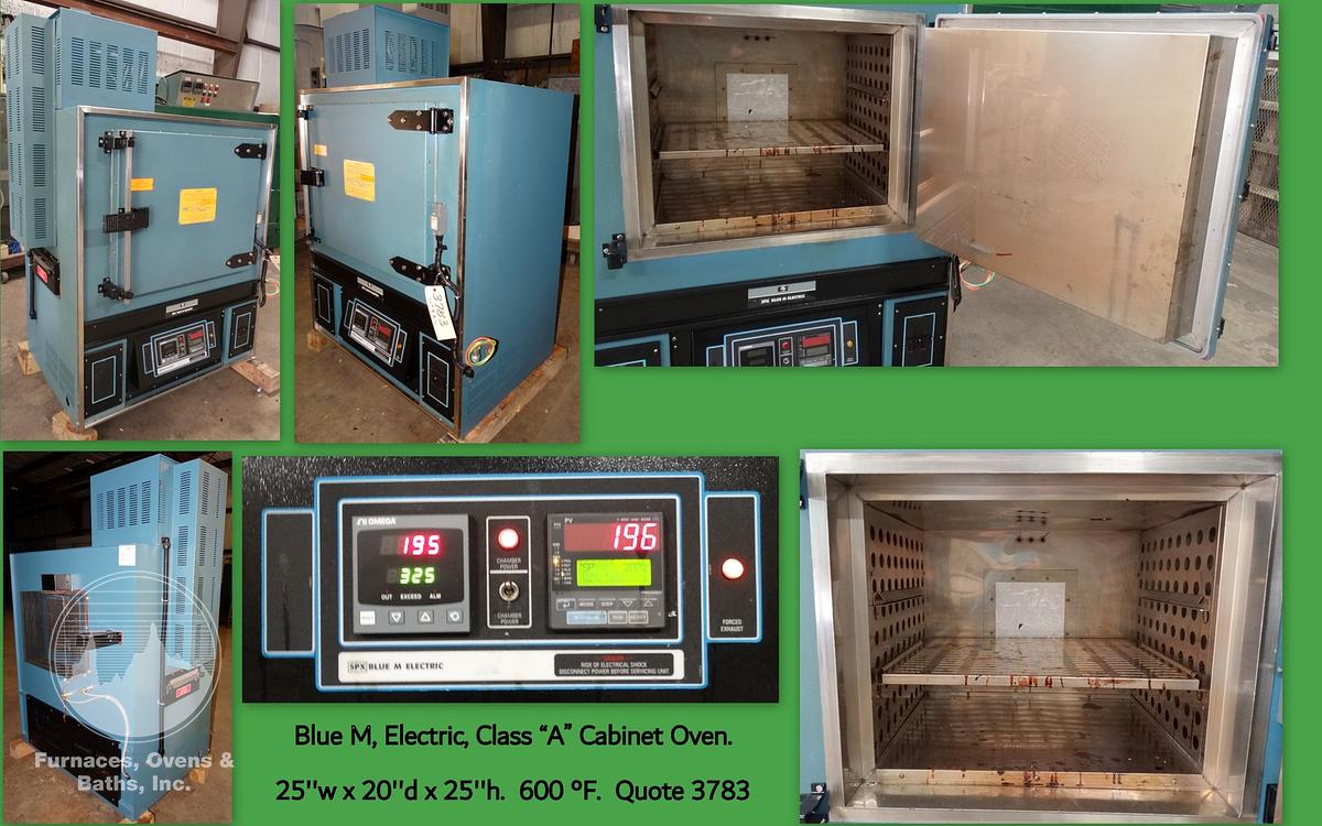 Used 25"W x 20"H x 20"L Blue M DCSA256-F-MP550 Class A Cabinet Oven, 600°F, Electric
